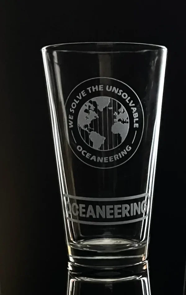 Custom Engraved Oceaneering Company Logo